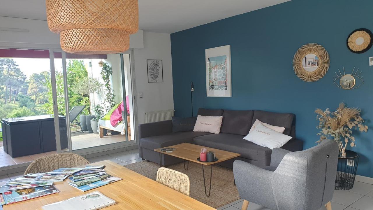 Superbe appartement avec jardin Bidart Biarritz Extérieur photo